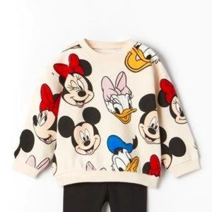 ZARA MICKEY MINNIE KID SWEATER 18-24 months